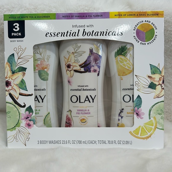 OLAY Bath New Olay Infused With Essential Botanicals Body Wash